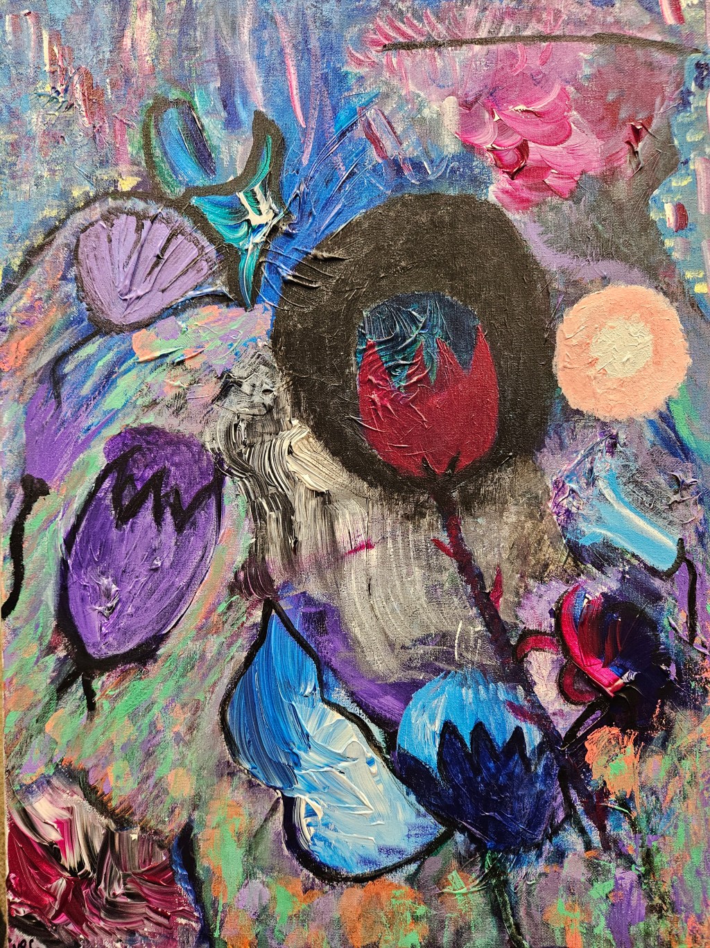 Meadow of Living Flowers – From a Looking&nbsp;Glass